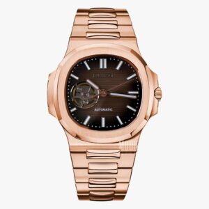 Seiko-Nautilas MOD RoseGold Chocolate Automatic S-Tier Watch