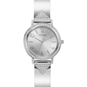 Guess-Tri Luxe Silver Tone Watch 32mm S-Tier