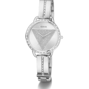 GUESS-Ladies Silver Tone Analog Watc S-Tier