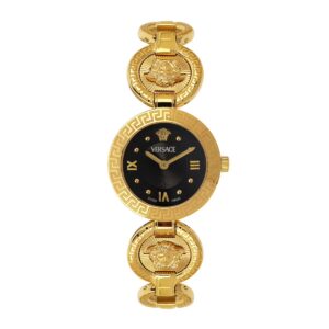 Versace-Medusa Stud Icon Gold Stainless Steel Watch For Women VERF00618