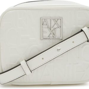 Armani exchange- Essential logo crossbody bag white