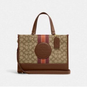 Coach-Dempsey Tote Handbag (Brown)