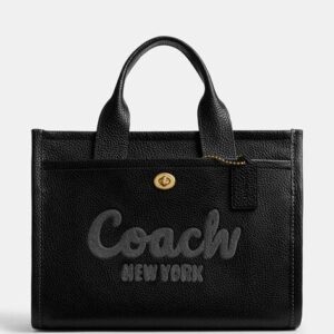 Coach-Cargo Tote Handbag(Black)