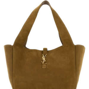 YVES SAINT LAURENT-Bea texture tote bag-S-Tier(Smokey Green)