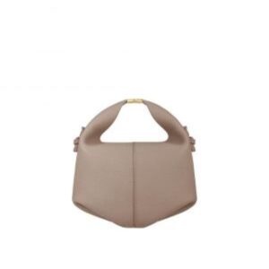 POLENE-Polene Beri Textured Handbag S-Tier(Taupe)
