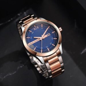 Armani Exchange-AX2449 Rose Gold Blue Model S-Tier
