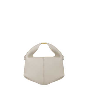 POLENE-Polene Beri Textured Handbag S-Tier(Chalk)
