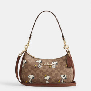 Coach-Coach X Peanuts Teri Shoulder Bag In Signature Canvas S+tier